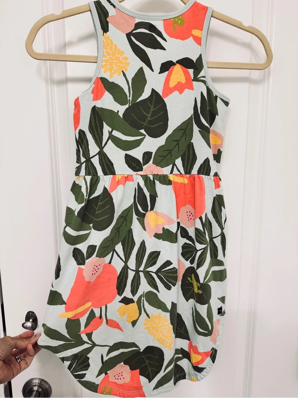 Tea Collection Girls Tank Dress Tropical Floral 10